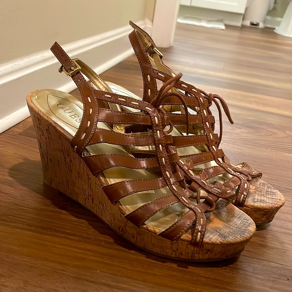 Guess Brown Wedges